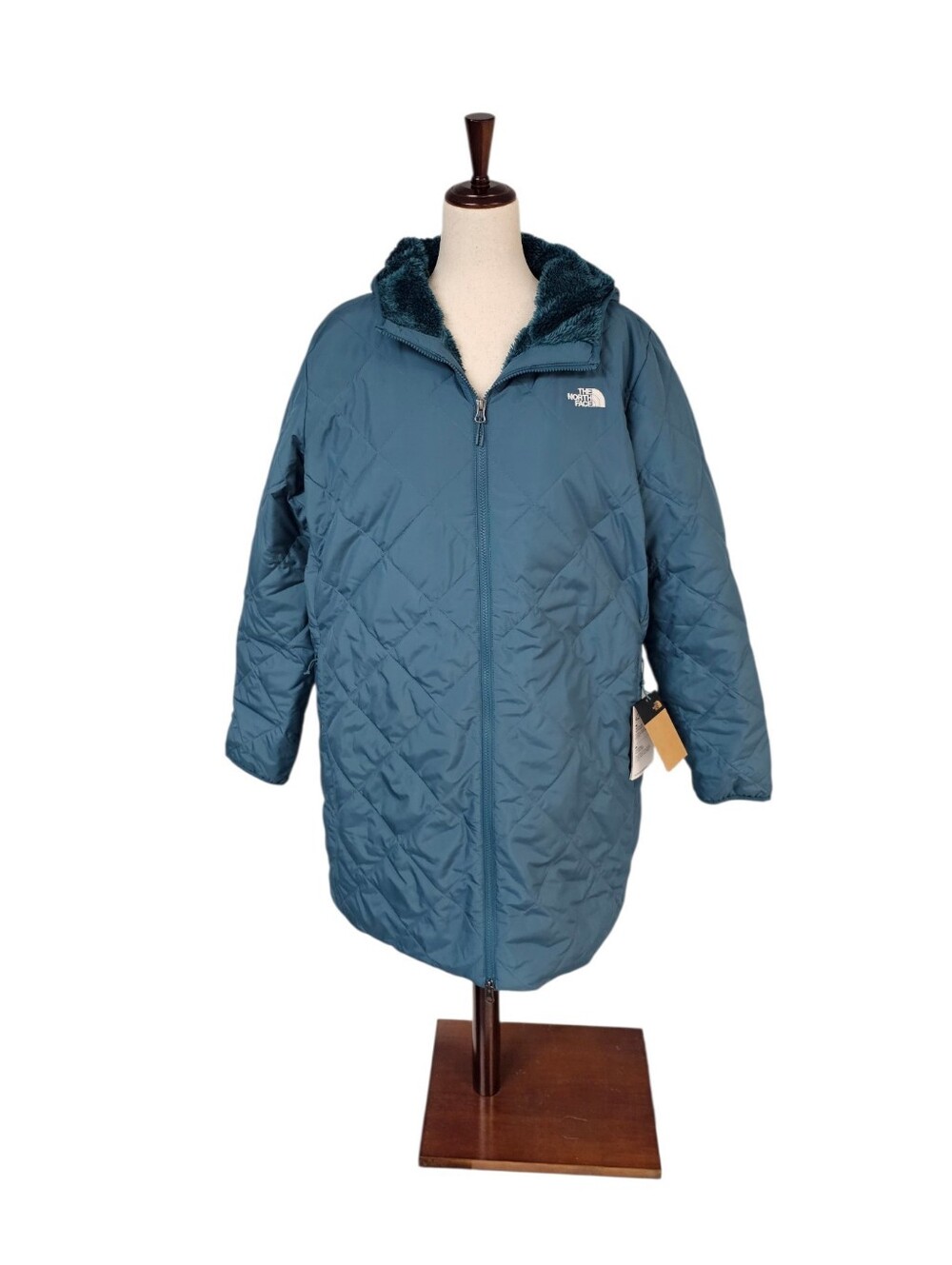 The North Face Coat Teal Blue Jacket XLarge NWT
